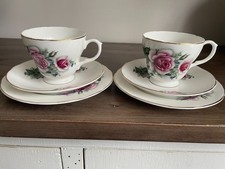 Roses - Bone China Trio sets