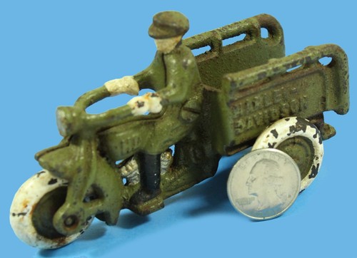 Vtg cast iron harley - vtg., davidson