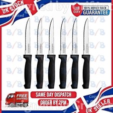 SET OF 6 SIX SHARP STEAK MEAT