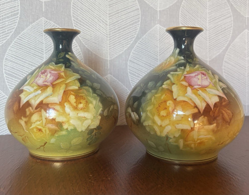 Pair antique royal bonn - antique,