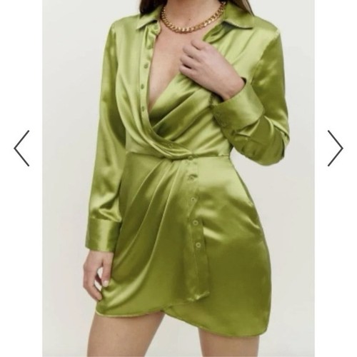 Reformation alaine silk - silk, dress