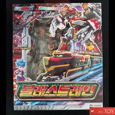 Metal Cardbot S BLASTRAIN Blast Train Red Transforming Robot Diesel Trains 2025