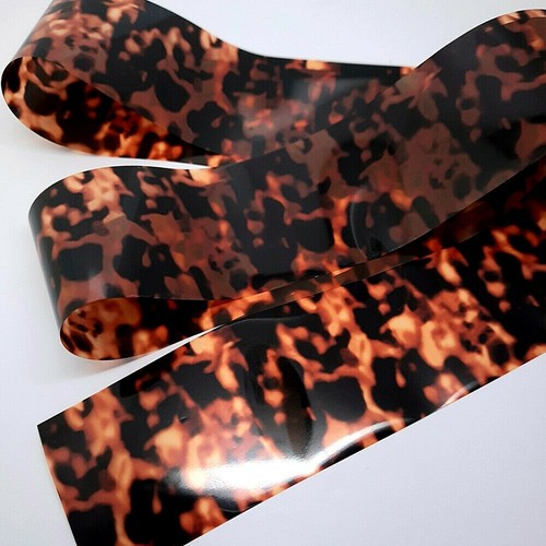 Tortie tortoiseshell nail foil - tortoiseshell,