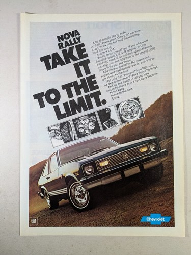 Chevrolet nova rally original - chevrolet,