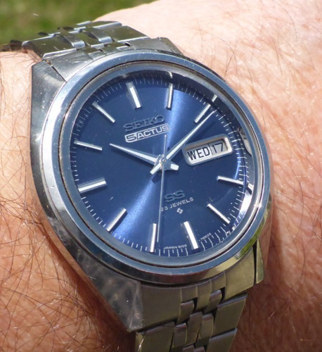 Seiko 5actus vintage - seiko, ss,