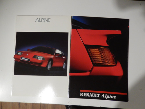 Renault alpine brochures - brochures, v6