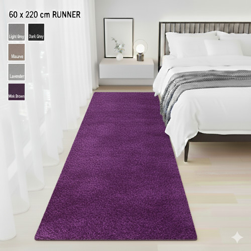 Fur rug soft - thick, large