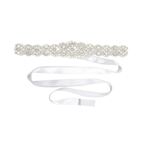 Rhinestone wedding belt - rhinestone,