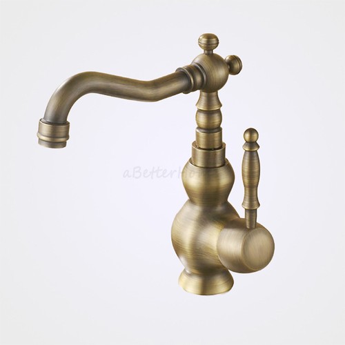 Antique brass vessel faucet - antique,