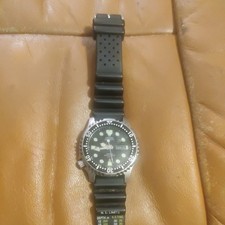 Mens Vintage Citizen Promaster Diver Watch Left-Handed Automatic Working