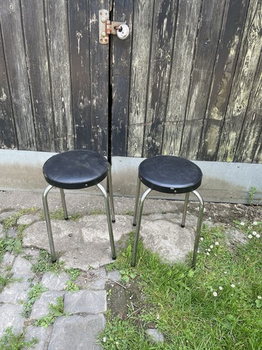 Vintage retro black and chrome - retro,