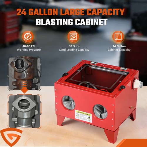 Bench top sand blasting 90l - bench,