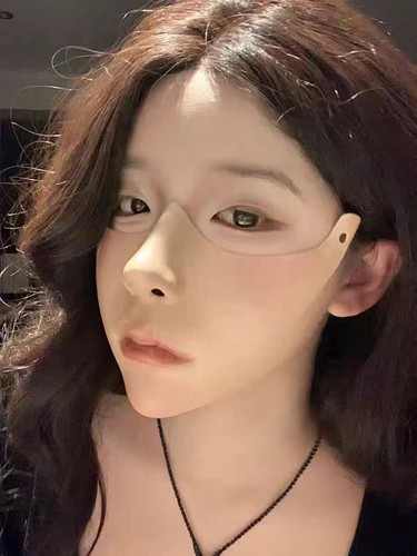 Halloween half face - halloween, men