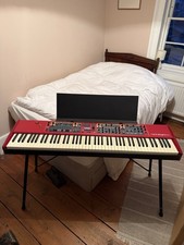 Nord Stage 2 EX HA88 Keyboard with Hammer Action Keys, Stand, and Music Stand