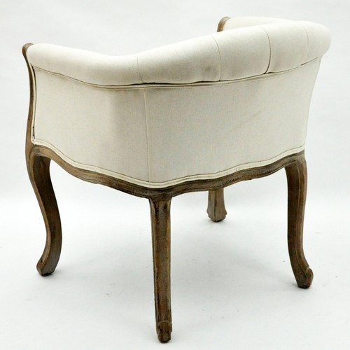 Chair cream natural linen - cream,