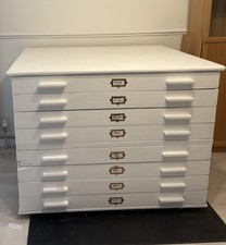 Antique 8-Drawer Plan Chest /