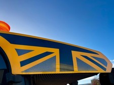 JCB Agri Loadall - Union Jack - Cab Decals - Black and Grey - Series 3 (2019+)