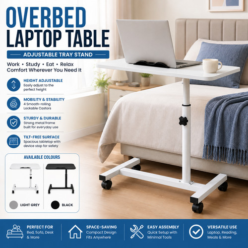 Mobile overbed table - overbed,
