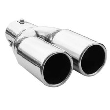 Twin Exhaust Tip Pipe Tail