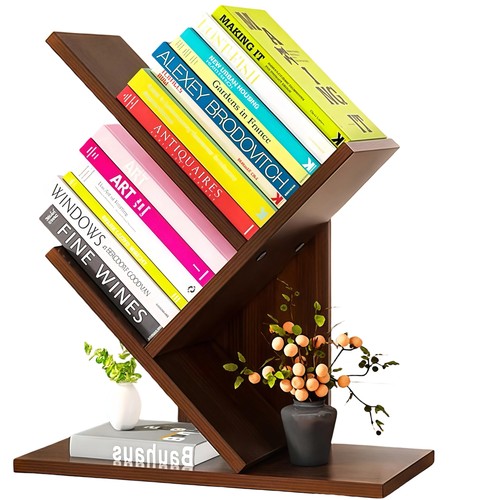 Small bookshelf tier - bookshelf,3, wood