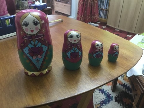 Vintage russian wooden - russian,