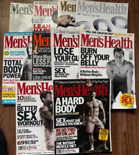 Set of 10 Mens Health fitness magazines, ideal for anyone training