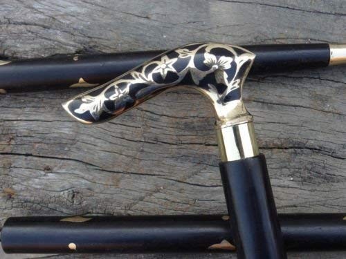 Brass victorian handle - brass,