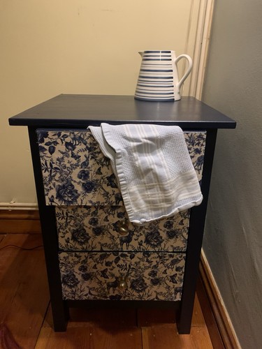 Small chest painted and - chest,