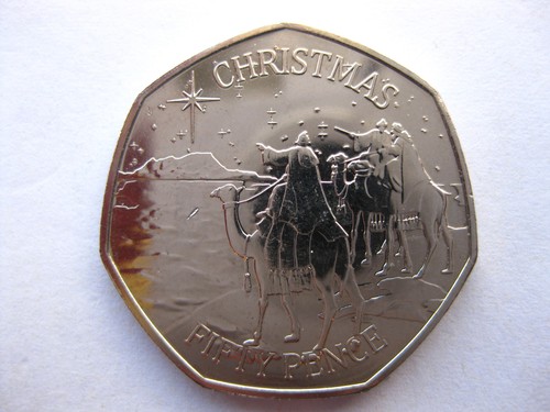 Gibraltar 50p coin - gibraltar,