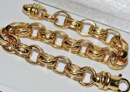 Solid 9ct yellow gold silver - &,