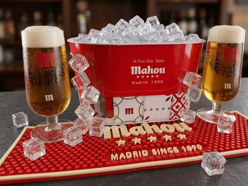 New mahou lager metal - new, ice
