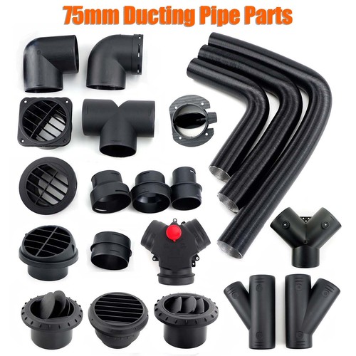 75mm air diesel heater ducting - heater,