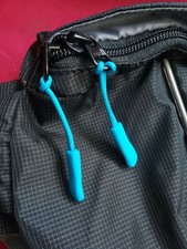 4 x BLUE ZIPPER ZIP TAG PULLER