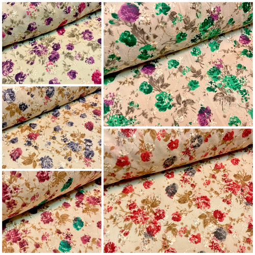 Beige floral broderie - £2.75,