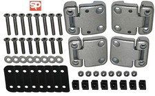 Front Door Hinge Kit & Stainless Fixings for Land Rover Defender 90 110 83-16