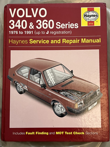 Haynes 0715 volvo - volvo, 340