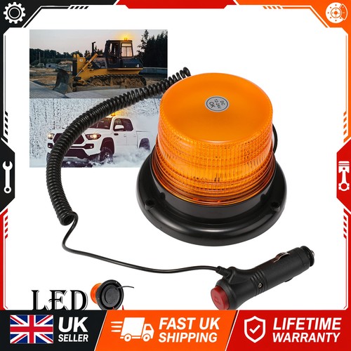 12v magnetic led - amber, strobe