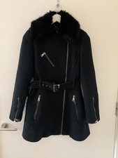 Karen Millen Black Wool-blend