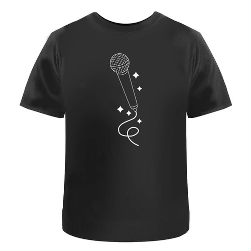 Microphone with glitter - 'microphone,