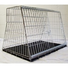 Pet World 36" Sloping Dog Pet Puppy Universal Travel Training Cage Crate