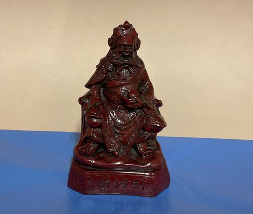 Vintage red monk resin - vintage,