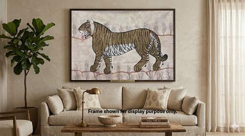 Large tiger painting handmade - painting,