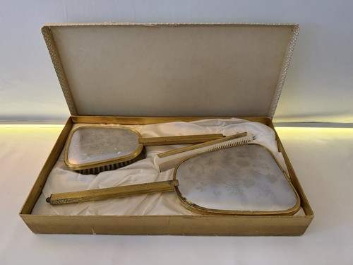 Vintage gold vanity - vintage,