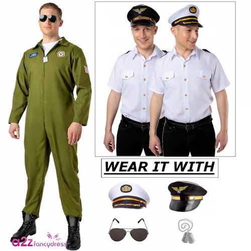 Adult pilot captain white - pilot,