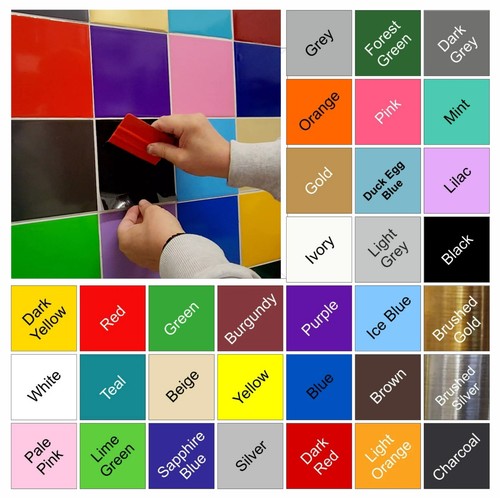 Tile stickers transfers - x,