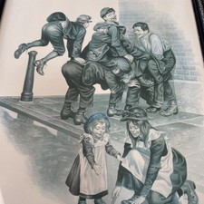 Ronald Embleton Framed Print- Hi Jimmy Knacker - Collectable Vintage 44cm X 33cm