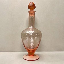 Vintage Pink Swirled Glass