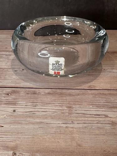 Vintage holmegaard glass bowl - vintage,