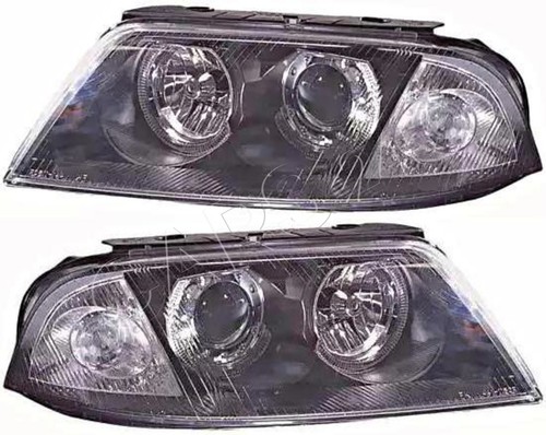 Crystal clear black - crystal, headlights