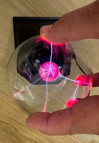 Plasma ball lamp - black, base